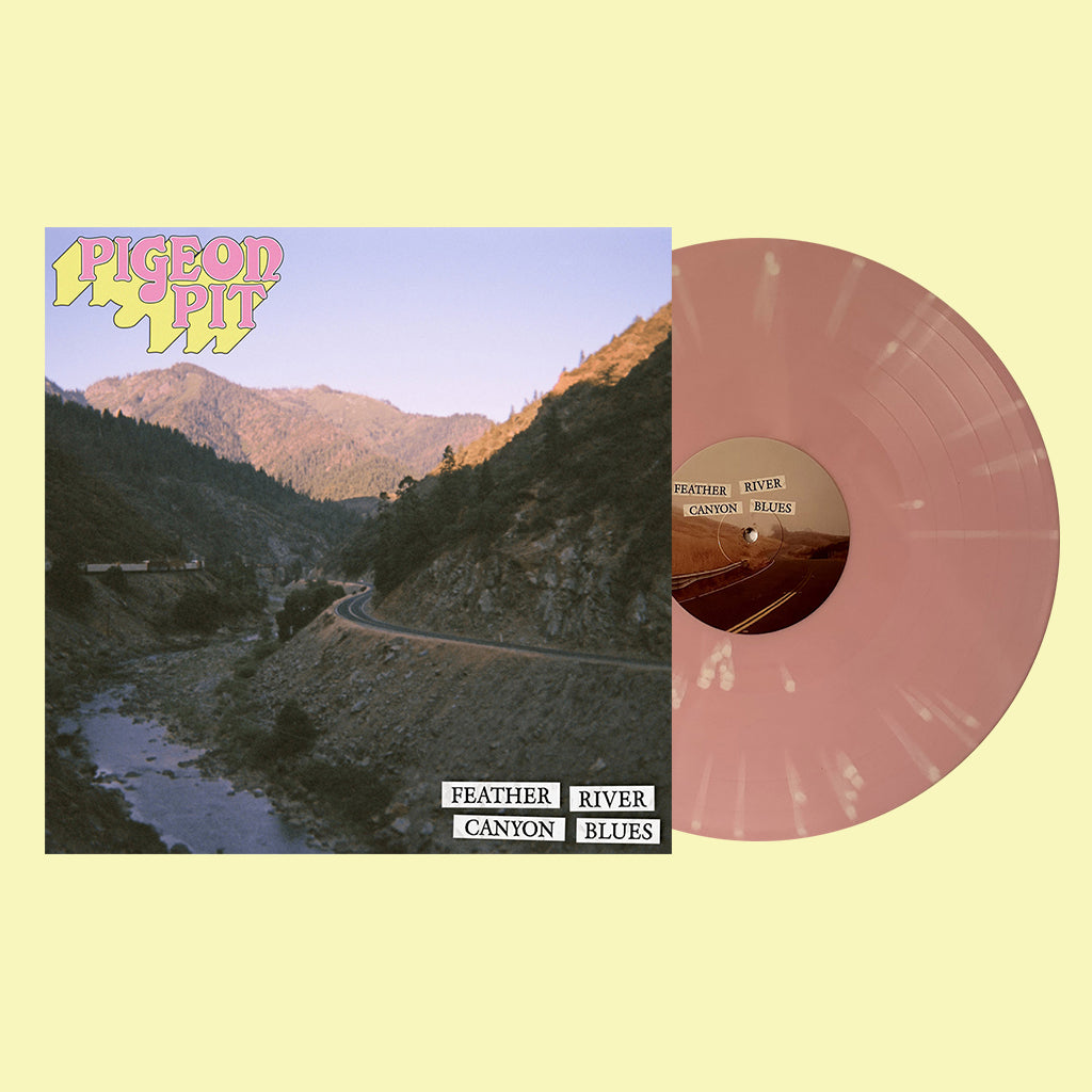 PIGEON PIT - Feather River Canyon Blues (Repress) - LP - Pink w/ White Splatter Vinyl