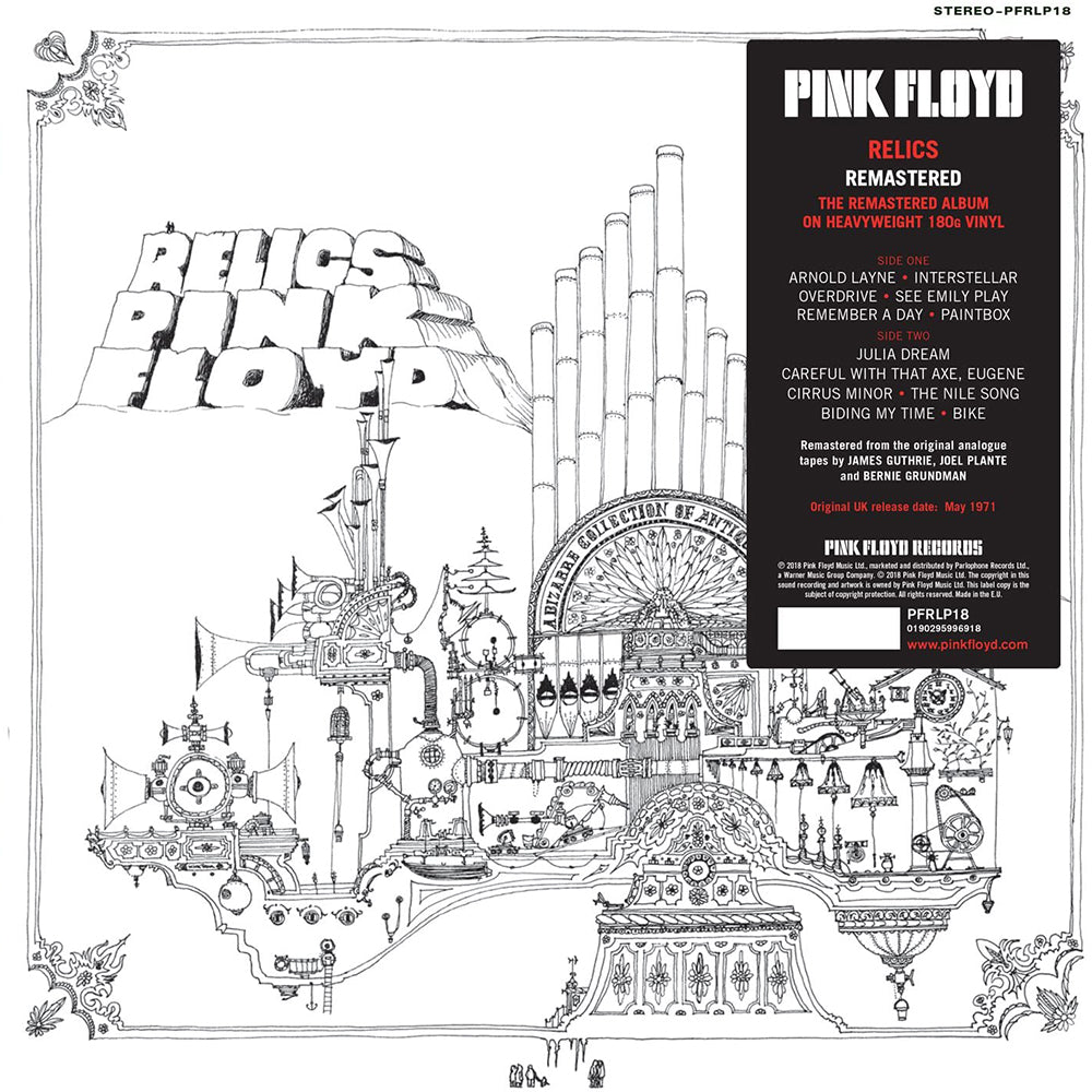 PINK FLOYD - Relics (Remastered) - LP - 180g Vinyl