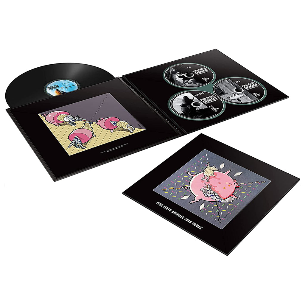 PINK FLOYD - Animals (2018 Remix) - Deluxe Edition - 1LP (180g Vinyl) / 1CD / 1DVD / 1Blu-Ray - 4 Disc Package
