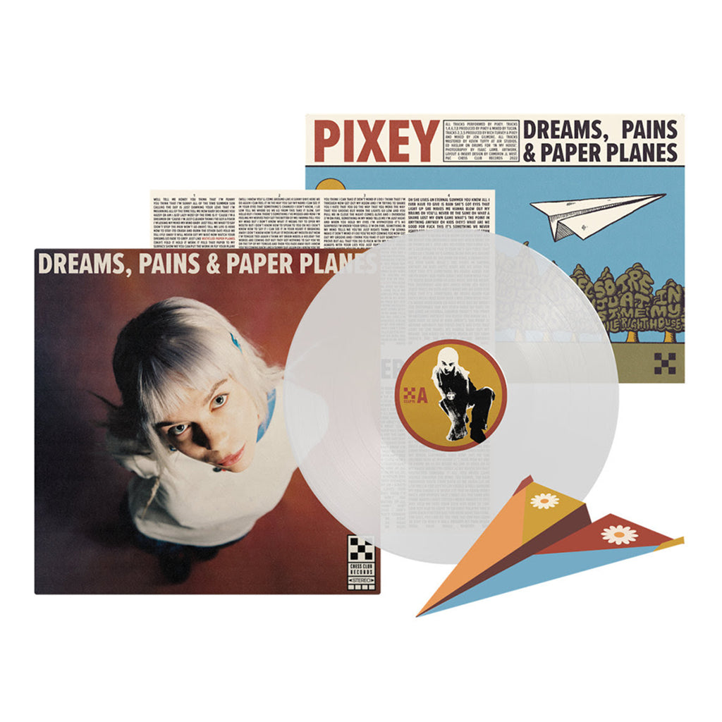 PIXEY - Dreams, Pains And Paper Planes (w/ Poster & Paper Plane) - LP - Clear Vinyl [FEB 24]