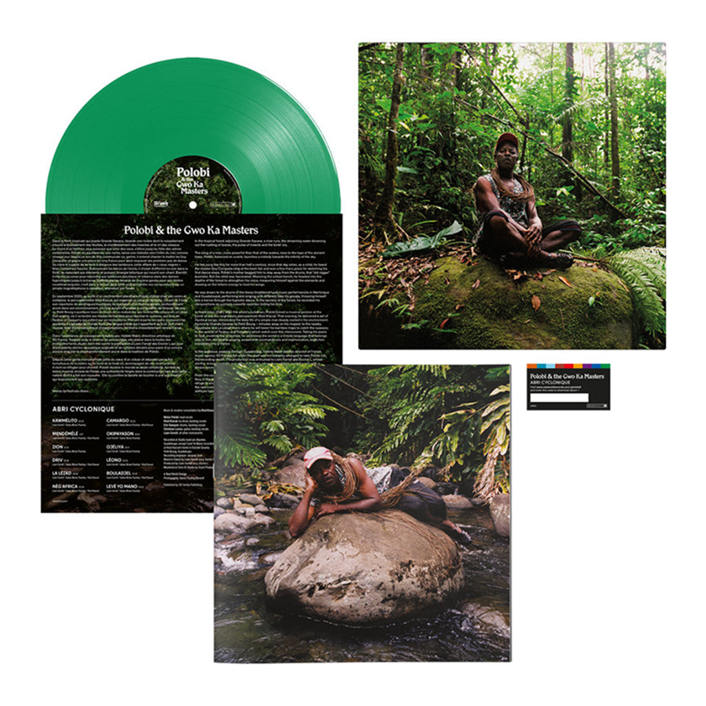 POLOBI & THE GWO KA MASTERS - Abri Cyclonique - LP - Green Vinyl [FEB 17]