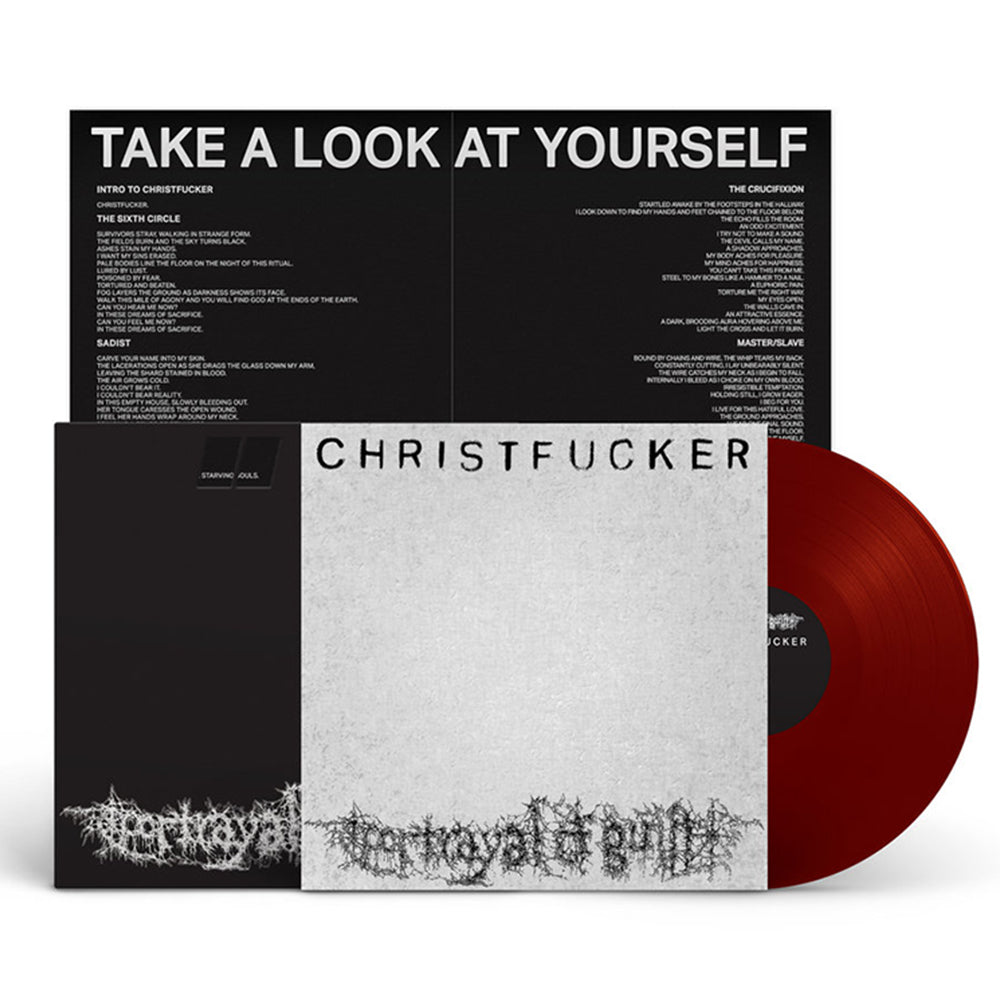 PORTRAYAL OF GUILT - Christfucker - LP - Oxblood Red Vinyl