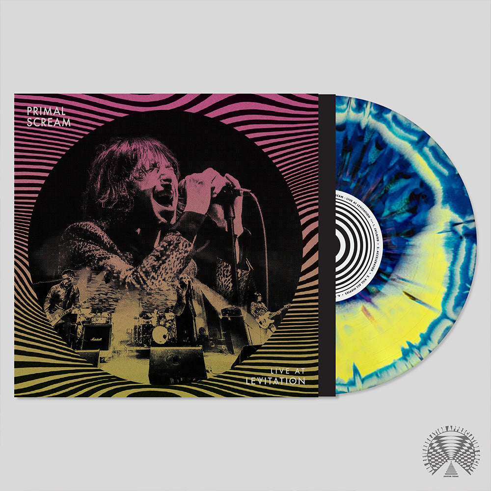 PRIMAL SCREAM - Live At Levitation - LP - Blue & Yellow Swirl Vinyl