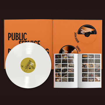 PUBLIC SERVICE BROADCASTING - Bright Magic - White Vinyl LP + 2CD - Super Deluxe Hardback Book Edition