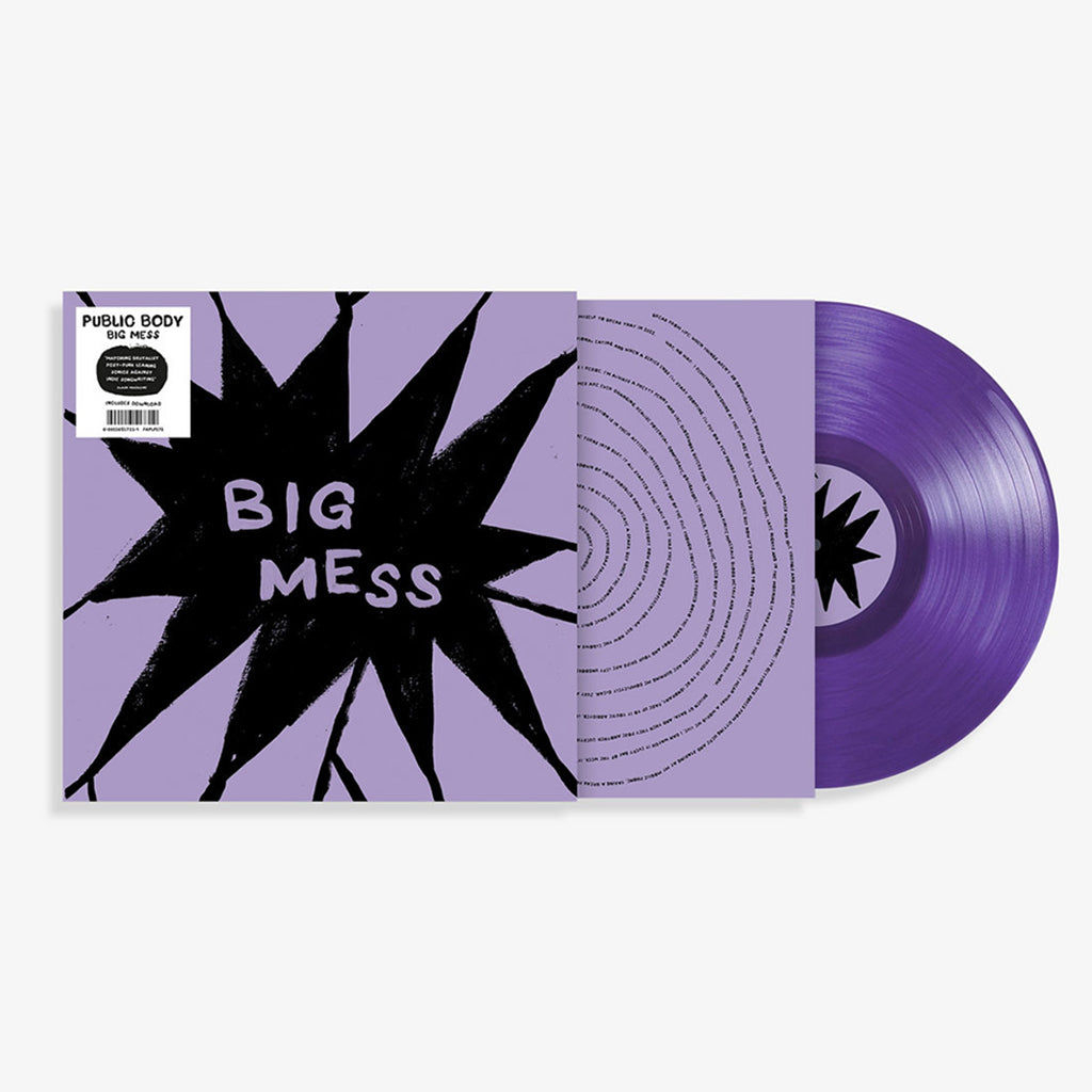 PUBLIC BODY - Big Mess - LP - Translucent Purple Vinyl [JUN 9]