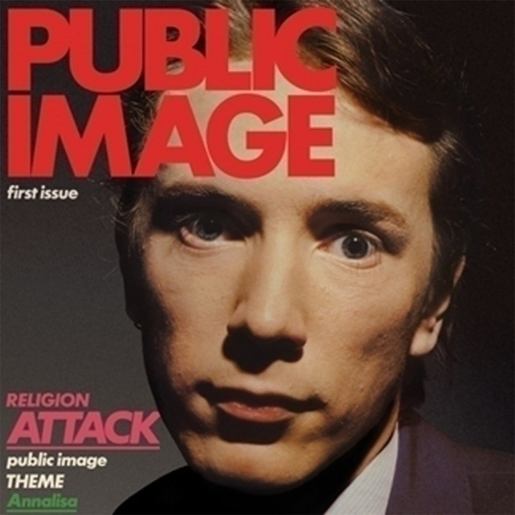 PUBLIC IMAGE LTD. - First Issue (2023 Edition w/ Fold-Out Poster & Sticker) - LP - Gatefold Clear Red Vinyl