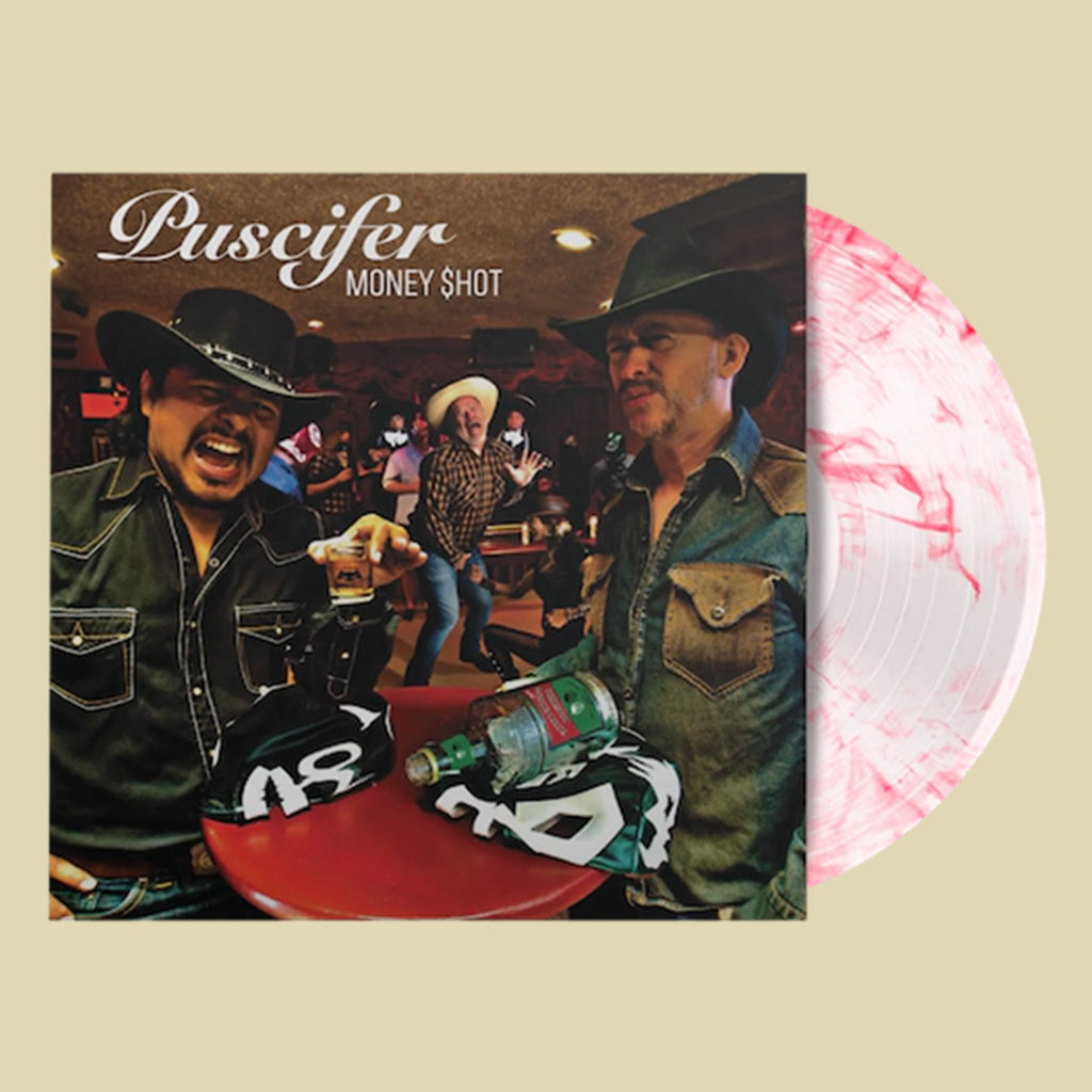 PUSCIFER - Money Shot (RSD Exclusive Variant - 2023 Reissue) - 2LP - White w/ Red Swirl Vinyl