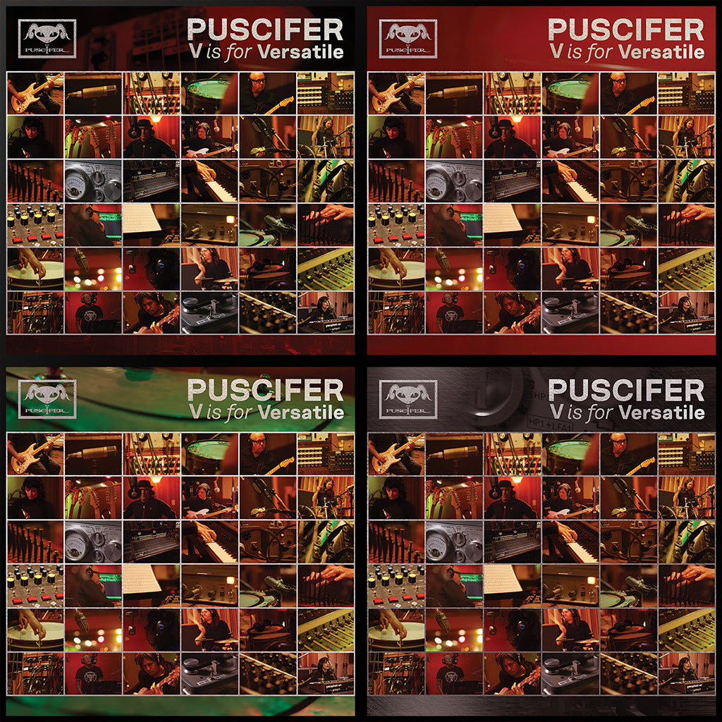 PUSCIFER - V is For Versatile (1 of 4 Randomly Selected Colour Variants) - 2LP - Coloured Vinyl