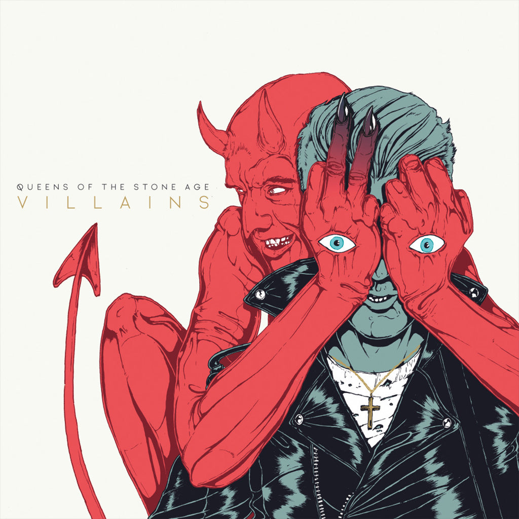 QUEENS OF THE STONE AGE - Villains - 5th Anniversary Ed. w/ Etching & Poster - 2LP - Opaque White Vinyl