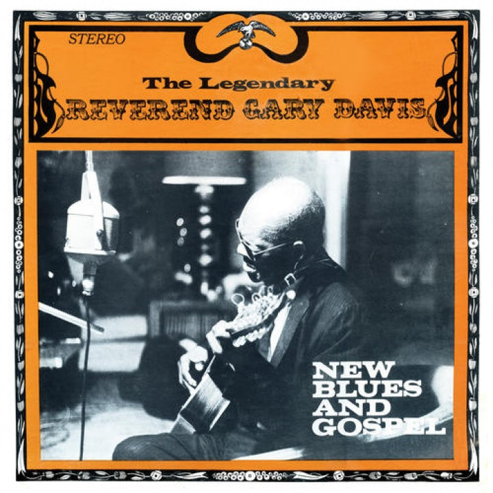 REVEREND GARY DAVIS - New Blues And Gospel- LP - Blue Vinyl