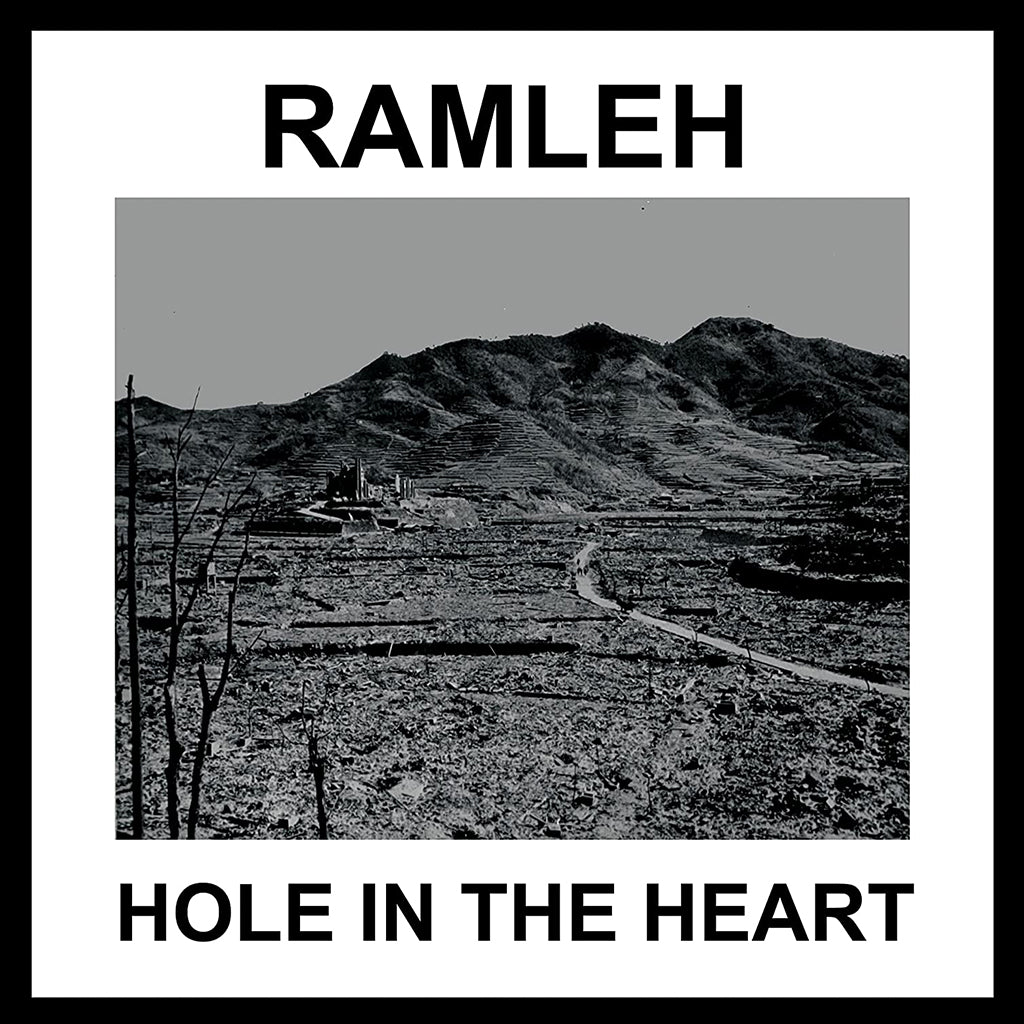 RAMLEH - Hole In The Heart (w/ Bonus 7") - LP - Black & White Split Vinyl