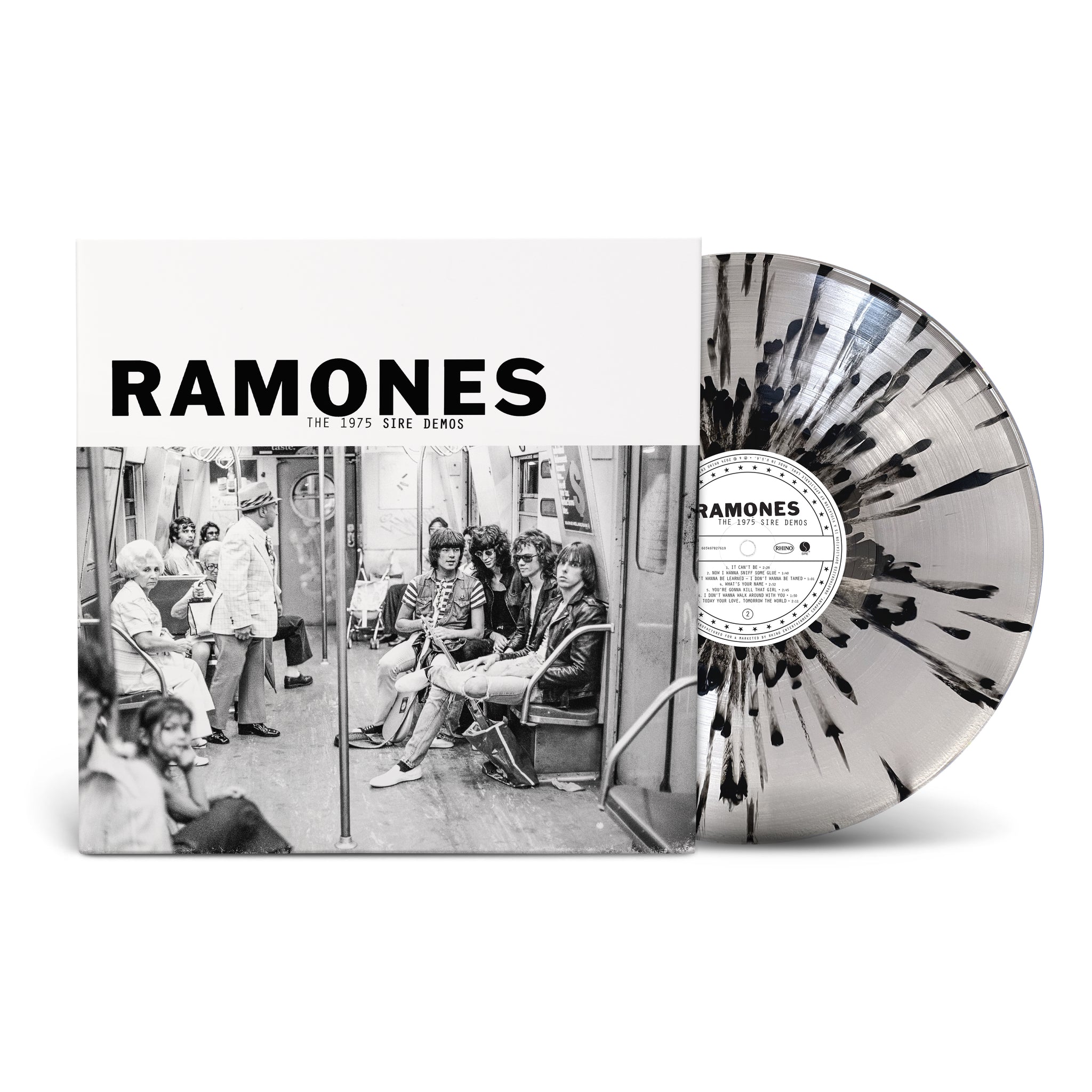 RAMONES - The 1975 Sire Demos (Demos) - 1 LP - 140g Clear with Black Splatter Vinyl  [RSD 2024]