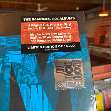 RAMONES - The Sire Albums 1981-1989 - 7LP (6 x Black + 1 x Neon Pink Splatter) - Vinyl Box Set [RSD 2022 - DROP 2]