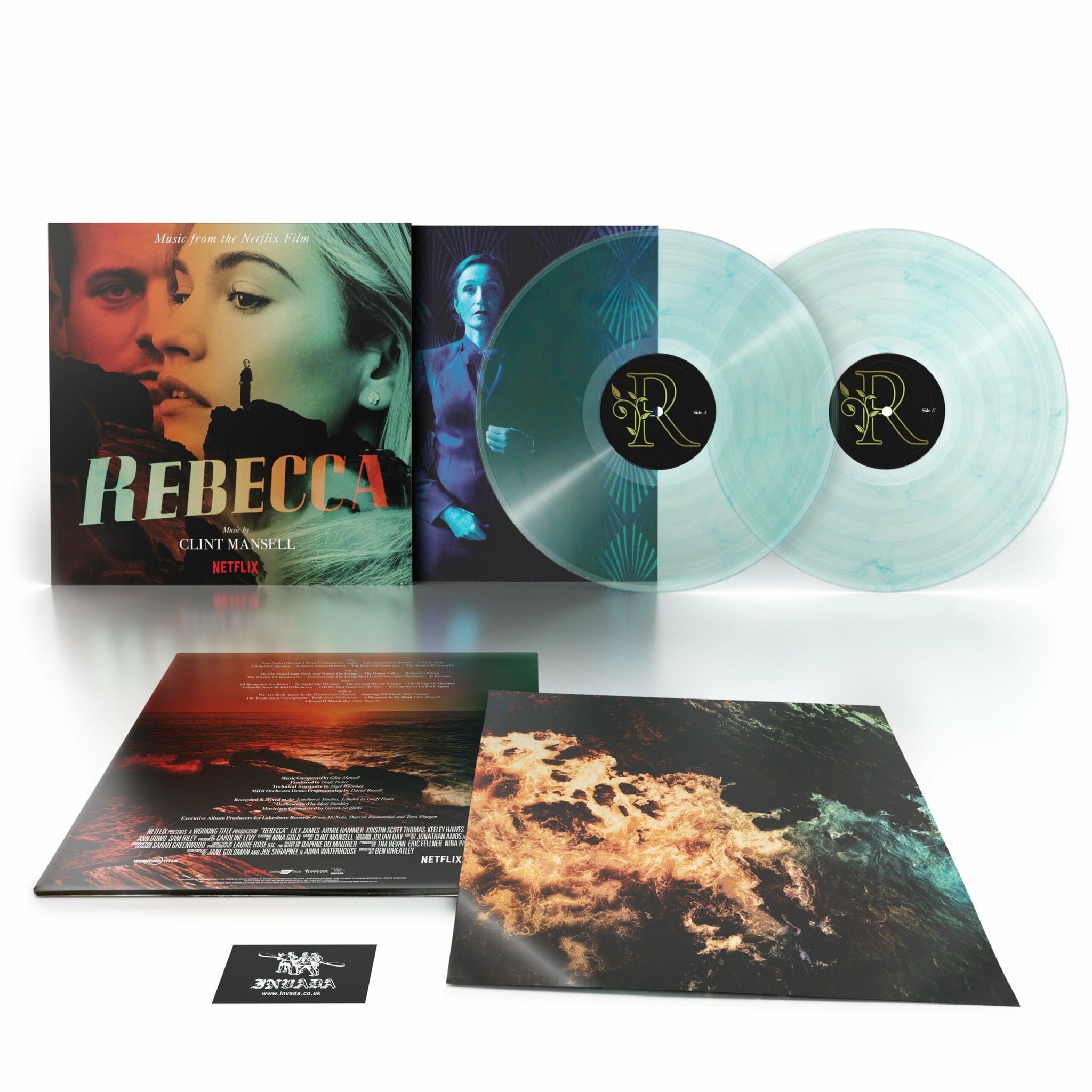 CLINT MANSELL - Rebecca (Music From The Netflix Film) - 2LP - Limited Translucent Marble Vinyl