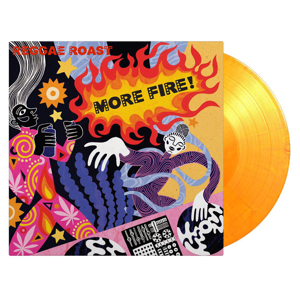 REGGAE ROAST - More Fire! - 2LP - Gatefold 180g Flaming Coloured Vinyl