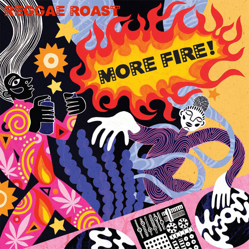 REGGAE ROAST - More Fire! - 2LP - Gatefold 180g Flaming Coloured Vinyl