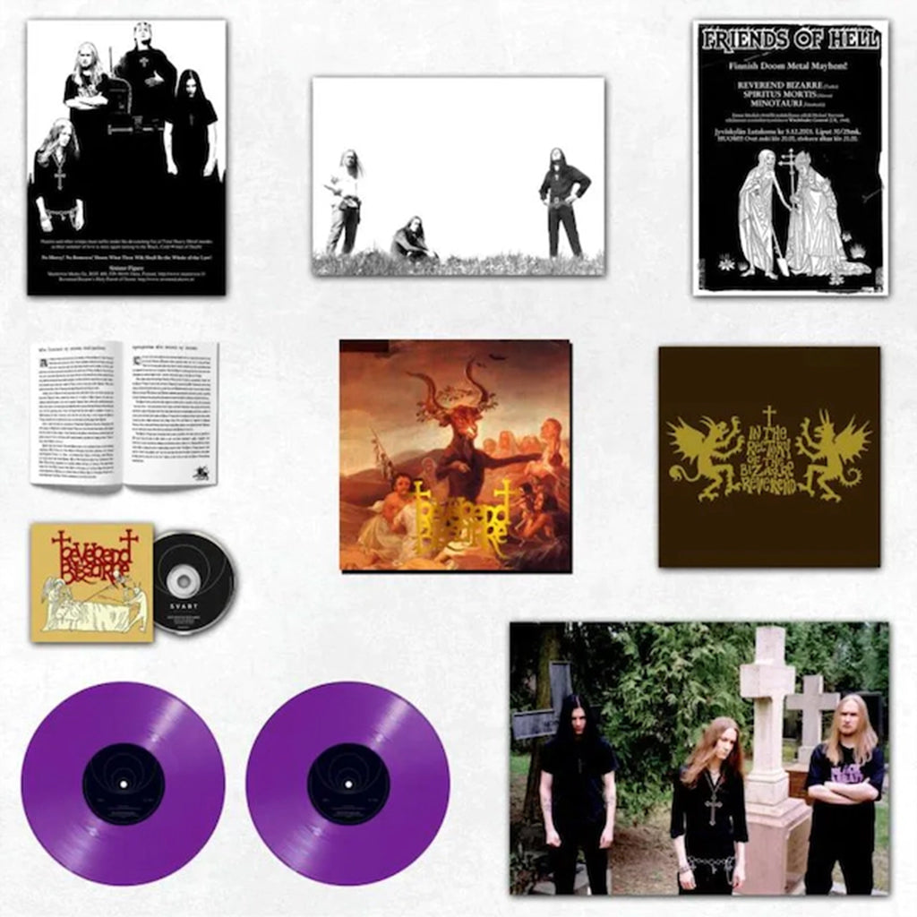 REVEREND BIZARRE - In The Rectory - 20th Anniversary Special Edition (incl. Lyric & Photo Booklet, Posters & Bonus Audio DVD) - 2LP - Purple Vinyl Set [APR 28]