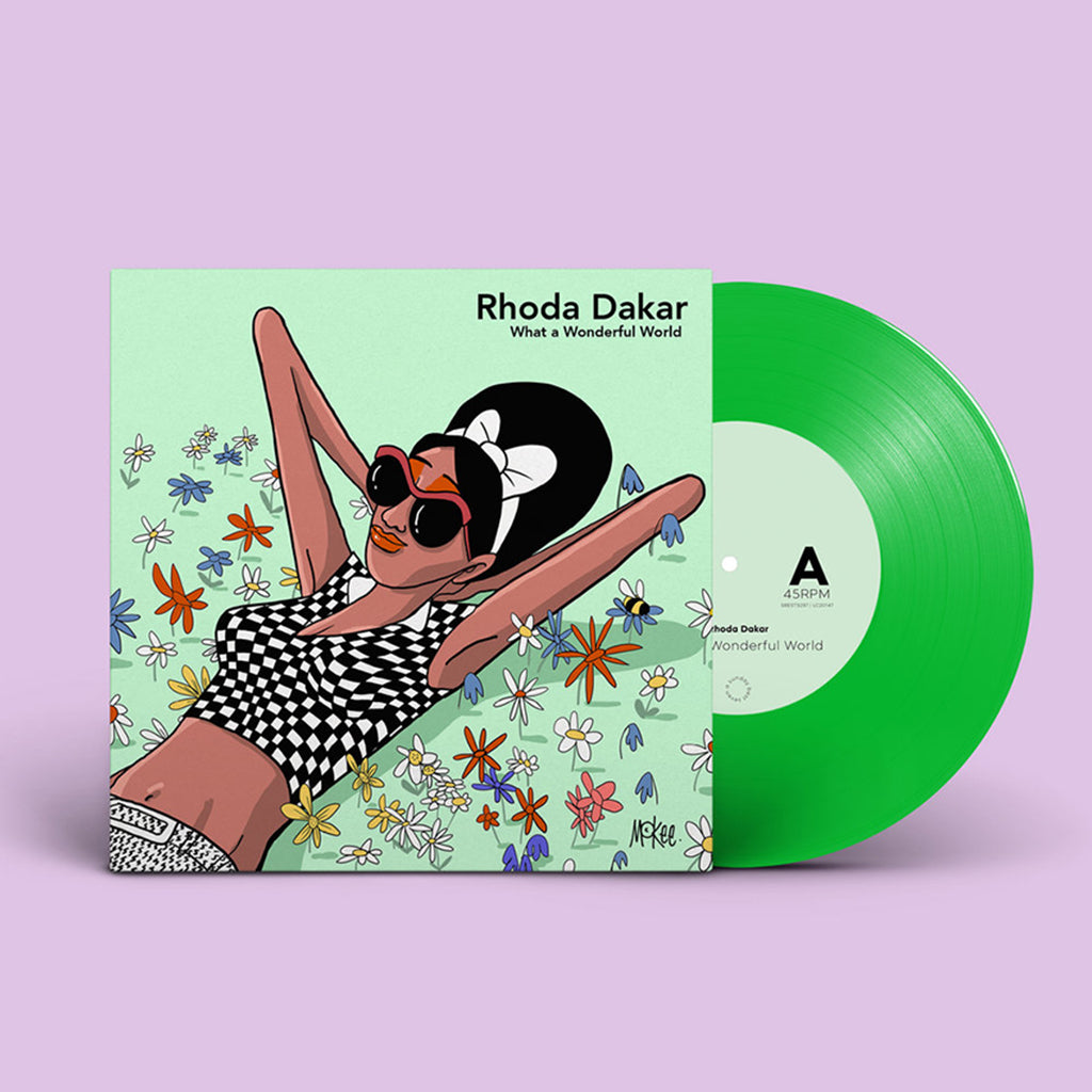 RHODA DAKAR - What a Wonderful World - 7" - Lime Green Vinyl