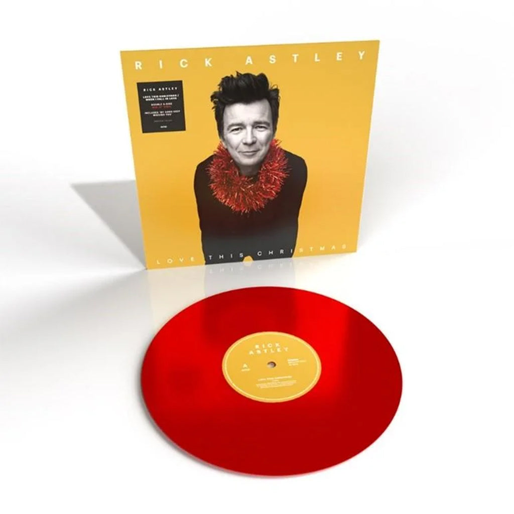 RICK ASTLEY - Love This Christmas / When I Fall in Love - 12" - Red Vinyl