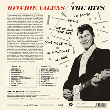 RITCHIE VALENS - The Hits (2023 Waxtime Edition w/ 8 Bonus Tracks) - LP - 180g Vinyl