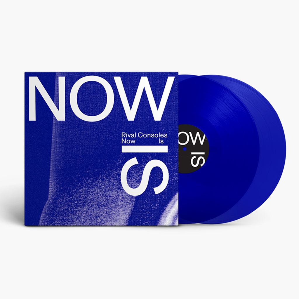 RIVAL CONSOLES - Now Is - 2LP - Transparent Blue Vinyl