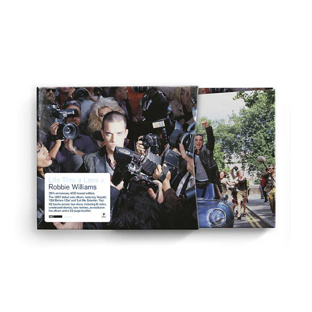 ROBBIE WILLIAMS - Life Thru A Lens 25 (Deluxe 25th Anniversary Ed.) - 4CD Box Set