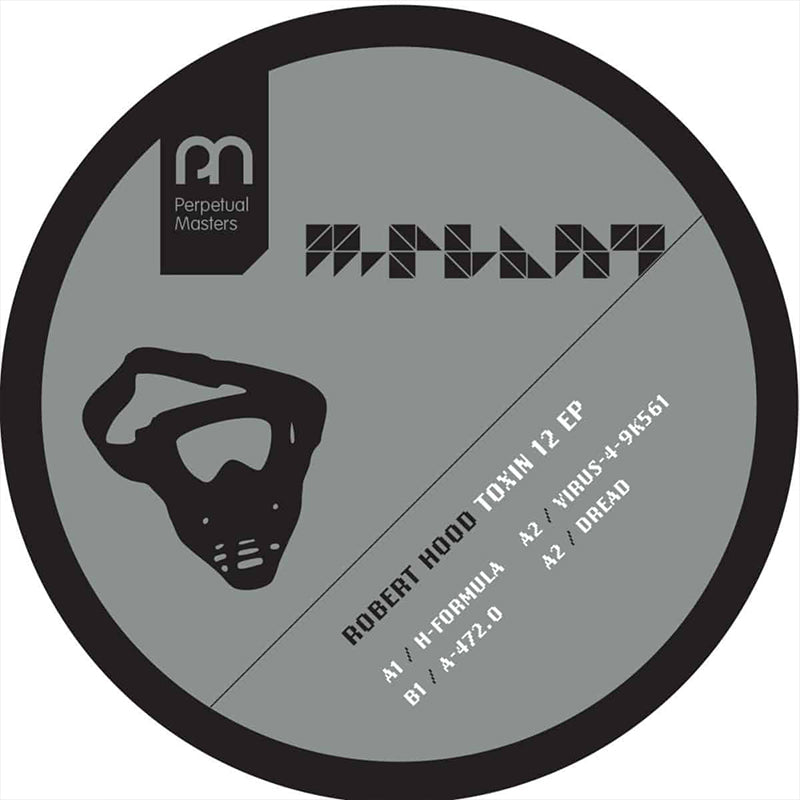ROBERT HOOD - Toxin EP (25th Anniv. Remastered Ed.) - 12" - Transparent Smokey Grey Vinyl