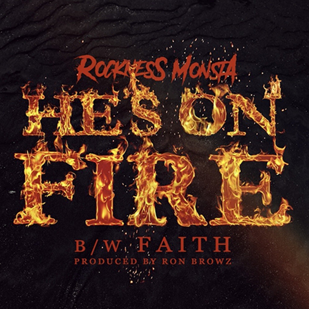 ROCKNESS MONSTA (OF HELTAH SKELTAH) - He's On Fire / Faith - 7" - Vinyl