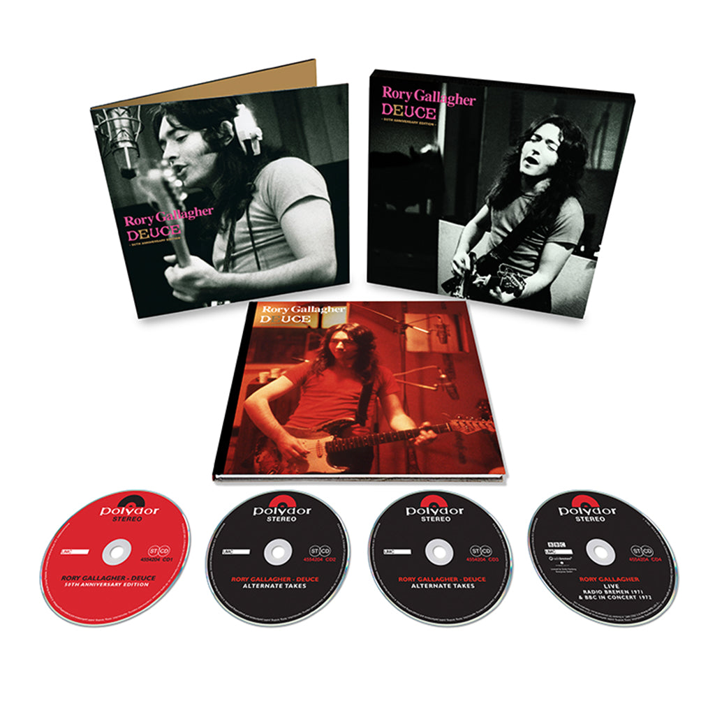 RORY GALLAGHER - Deuce - 50th Anniversary Deluxe Ed. - 4CD + Hardback Book Box Set