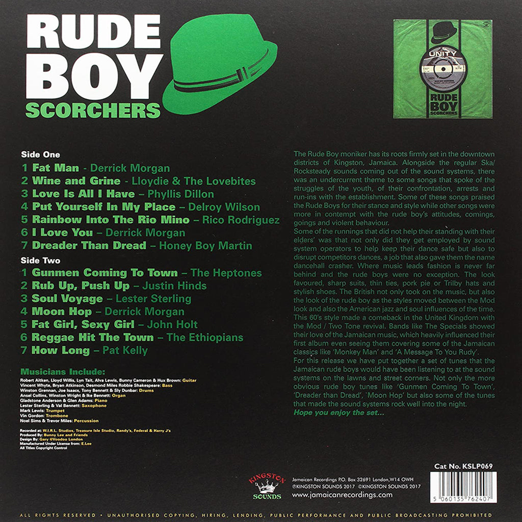 VARIOUS - Rude Boy Scorchers - LP - Vinyl