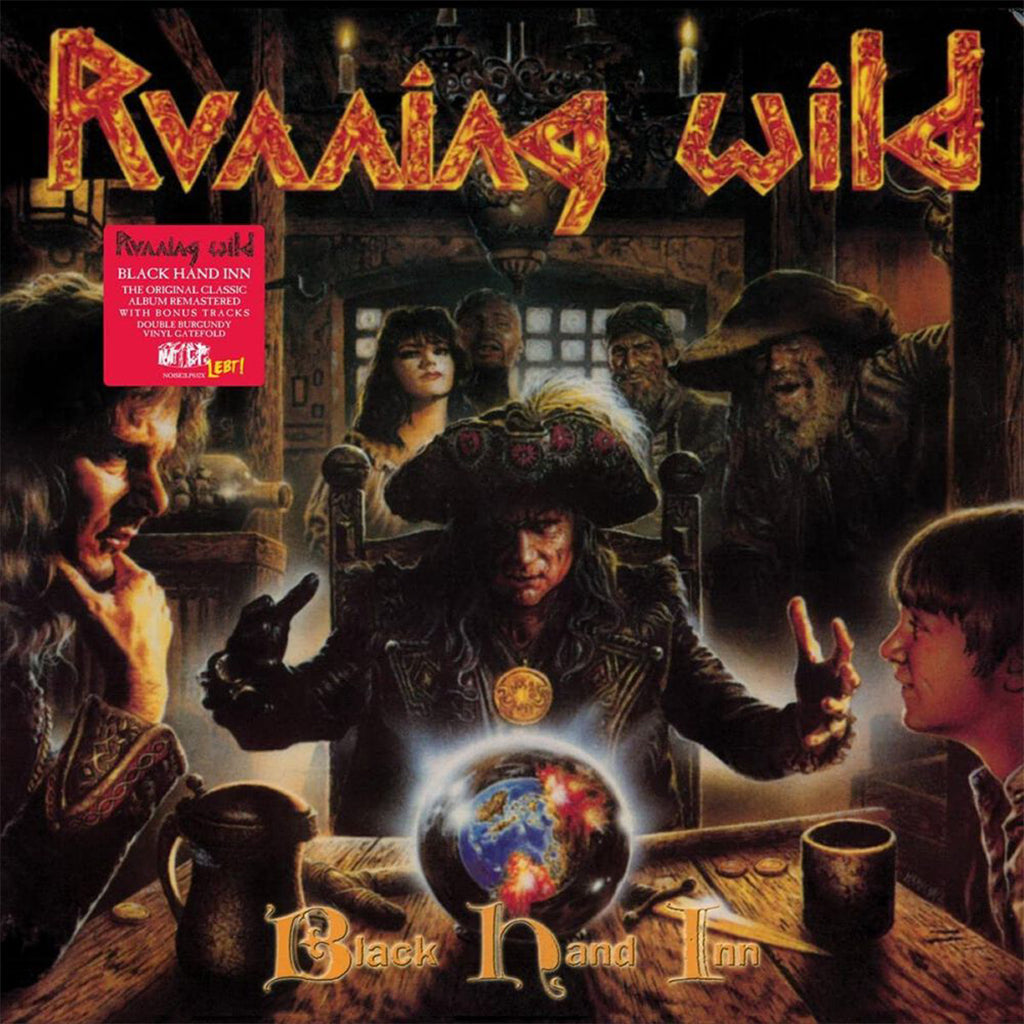 RUNNING WILD - Black Hand Inn (Remastered w/ Bonus Tracks) - 2LP - Gatefold Purple Vinyl