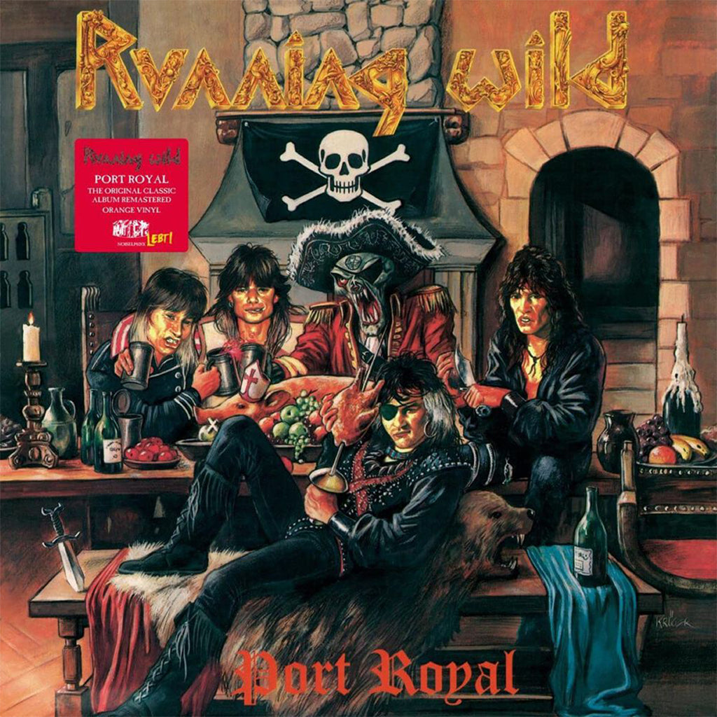 RUNNING WILD - Port Royal (Remastered - 2023 Reissue) - LP - Orange Vinyl