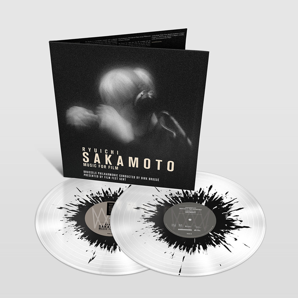 RYUCHI SAKAMOTO - Music For Films - 2LP - Gatefold White & Black Splatter Vinyl