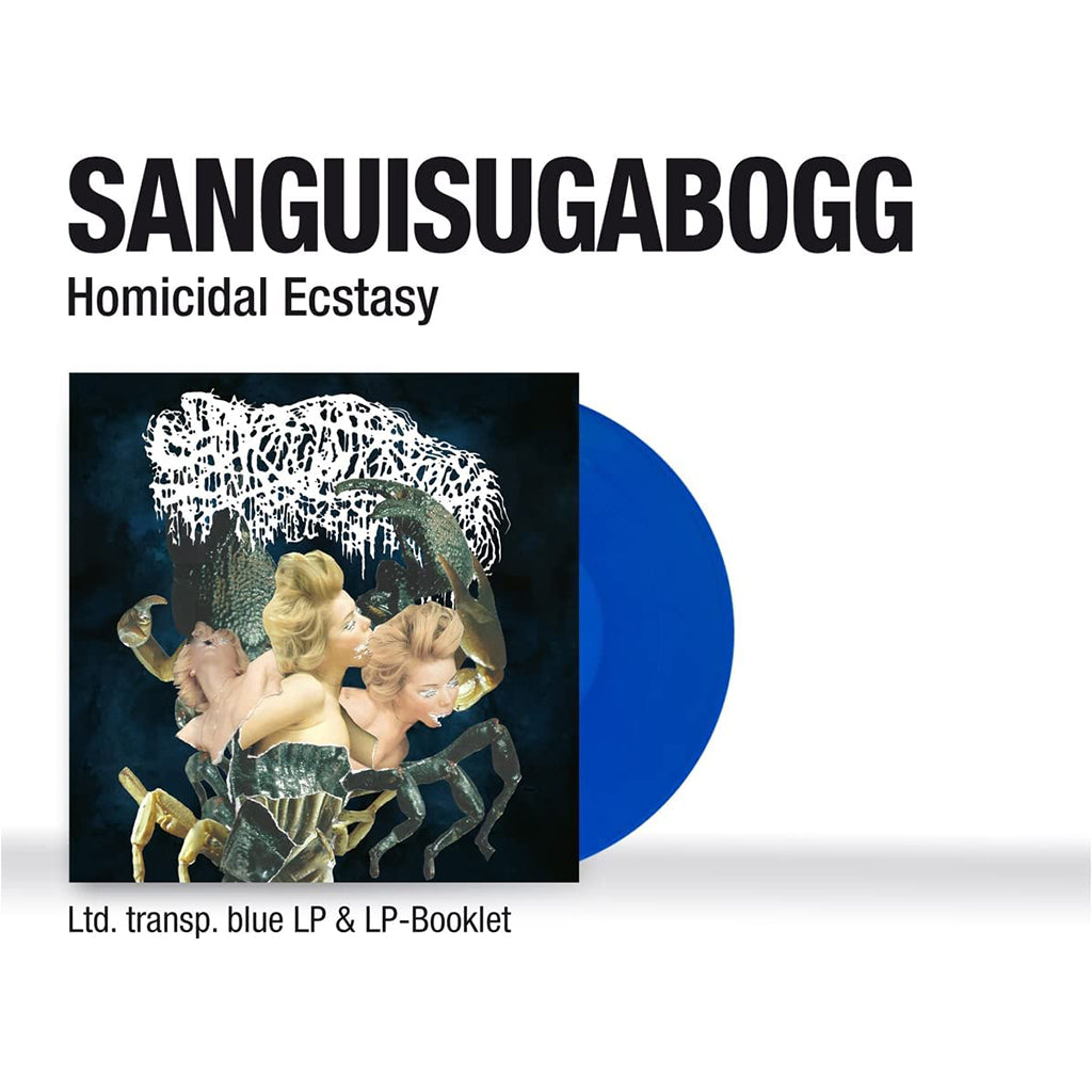 SANGUISUGABOGG - Homicidal Ecstasy - LP - 180g Transparent Blue Vinyl