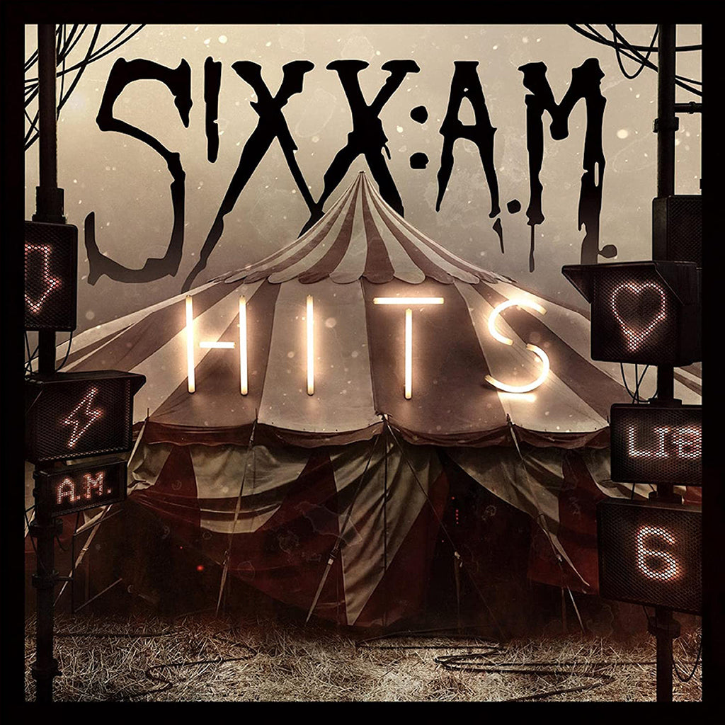 SIXX: AM - Hits - 2LP - 180g Translucent Red w/ Black Smoke Vinyl