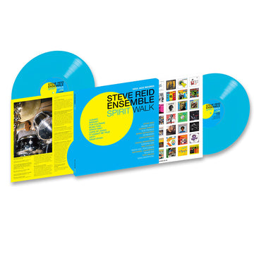 STEVE REID ENSEMBLE (FEAT. KIERAN HEBDEN) - Spirit Walk - 2LP - Cyan Vinyl [RSD2021-JUL 17]