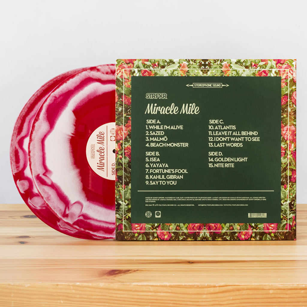 STRFKR - Miracle Mile (2023 Deluxe Reissue w/ Poster) - 2LP [45RPM] - Gatefold Red / Cream Mix Vinyl [MAY 5]