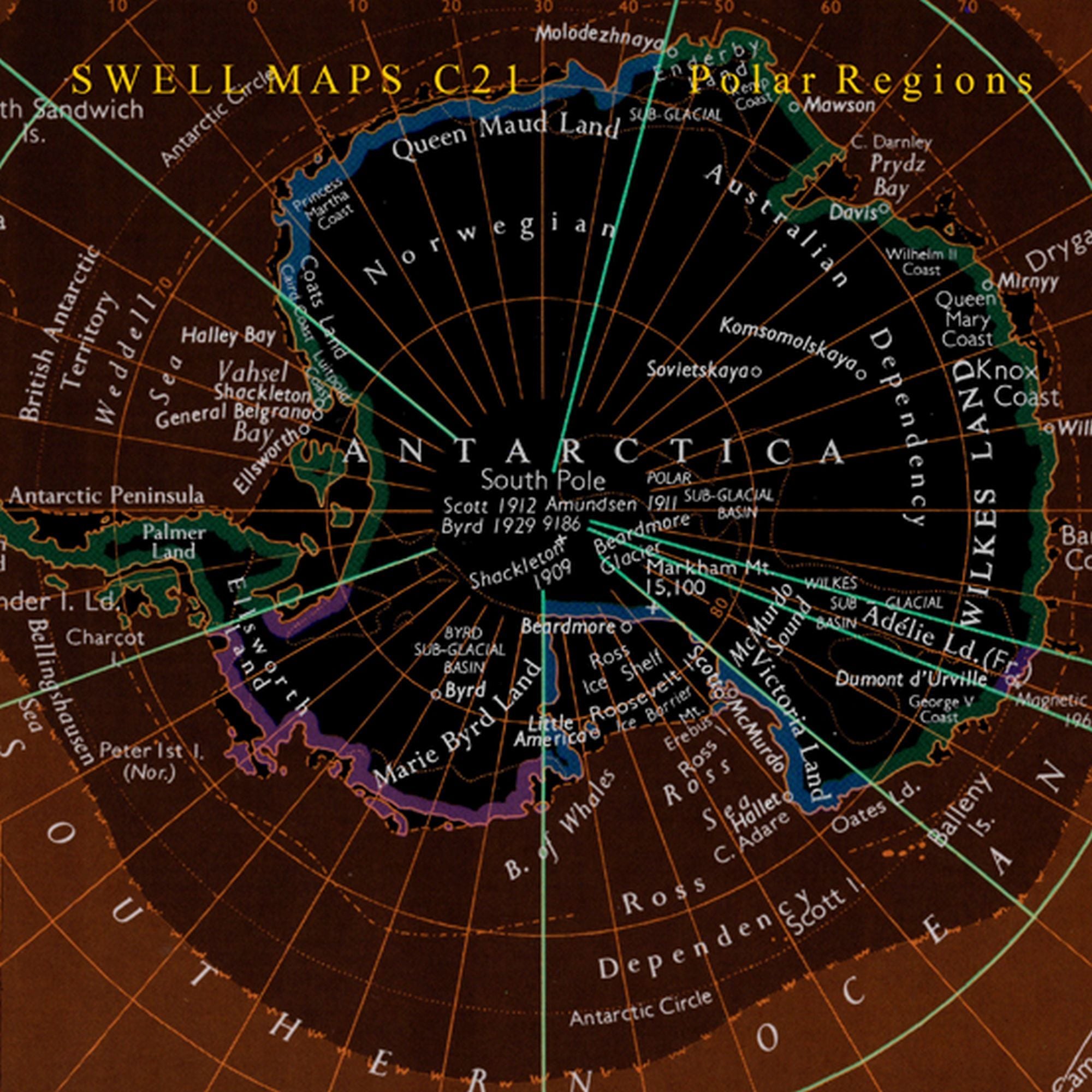SWELL MAPS C21 - Polar Regions - LP - White Vinyl [RSD23]