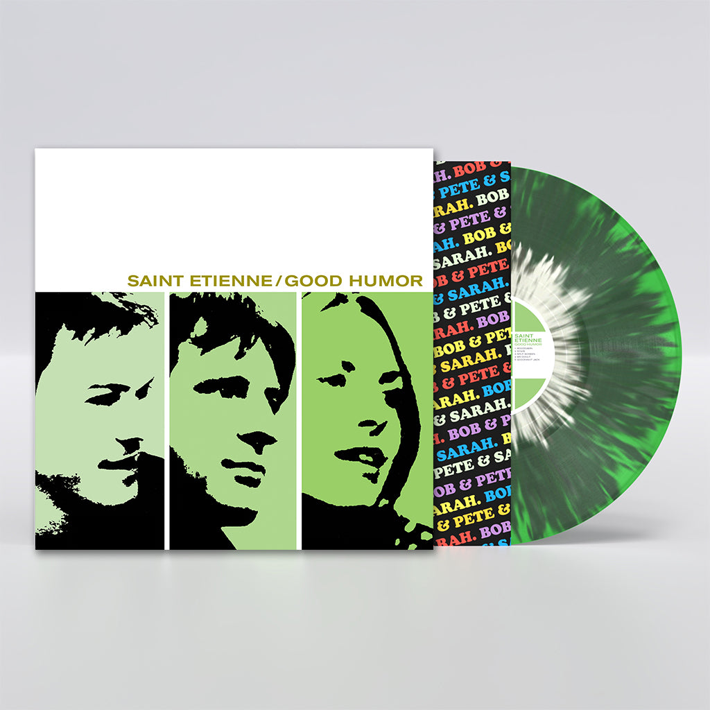 SAINT ETIENNE - Good Humor - 25th Anniversary Edition - LP - 180g Transparent Green  w/ White & Dark Green Splatter Vinyl