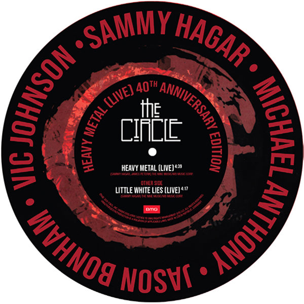 SAMMY HAGAR - Heavy Metal b/w Little White Lies (Live) - 12" - Picture Disc Vinyl [RSD2021-JUL 17]