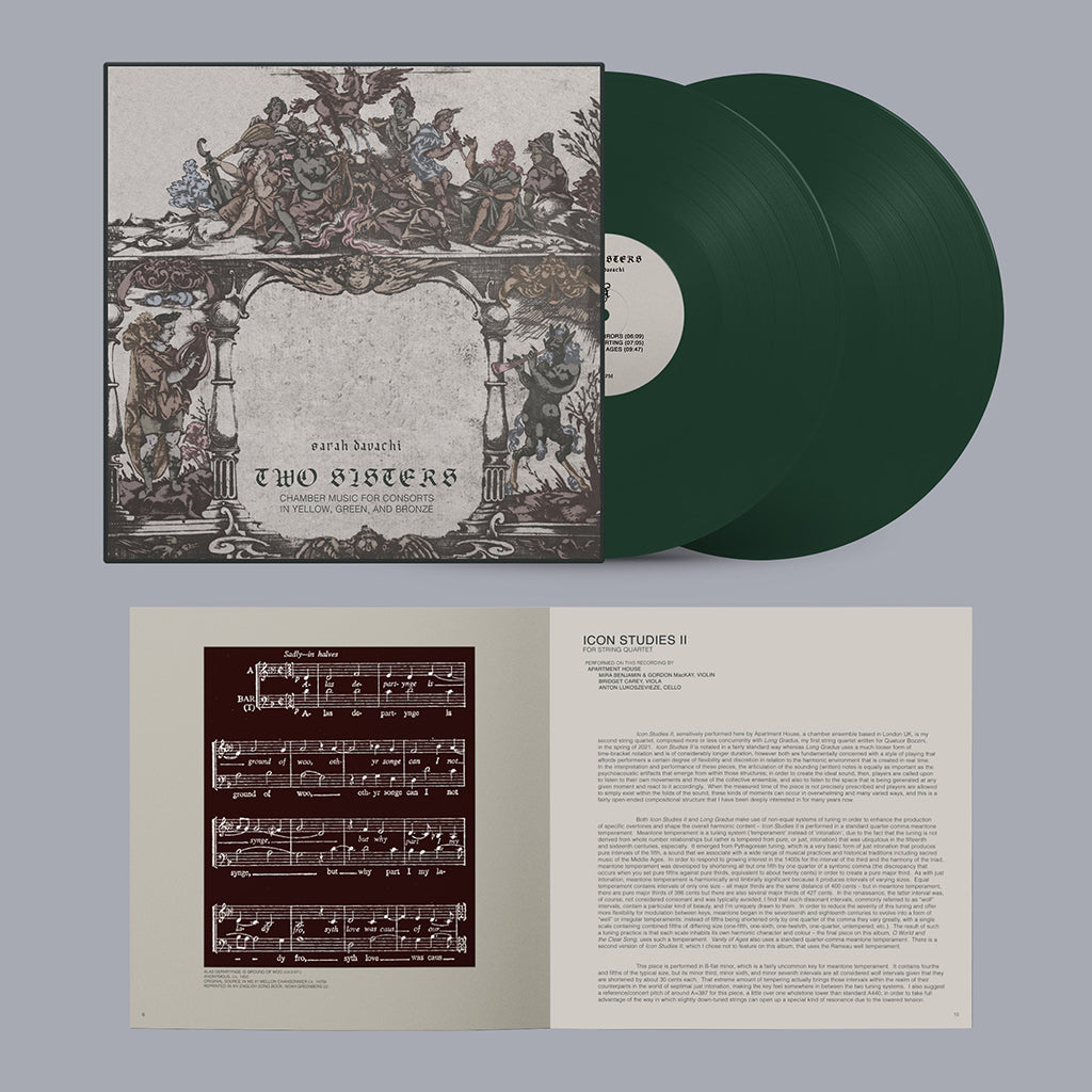 SARAH DAVACHI - Two Sisters - 2LP - Gatefold Dark Green Vinyl