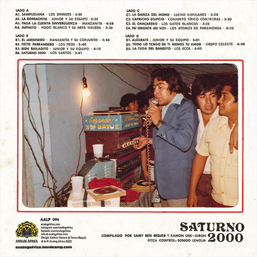 VARIOUS - Saturno 2000 - La Rebajada De  Los Sonideros 1962 - 1983 - 2LP - Vinyl