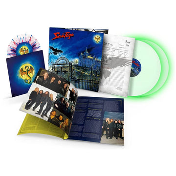 SAVATAGE - Poets And Madmen (2022 Reissue) - 2LP - Deluxe Gatefold Glow In The Dark Vinyl w/ Bonus 7" - Splatter Vinyl