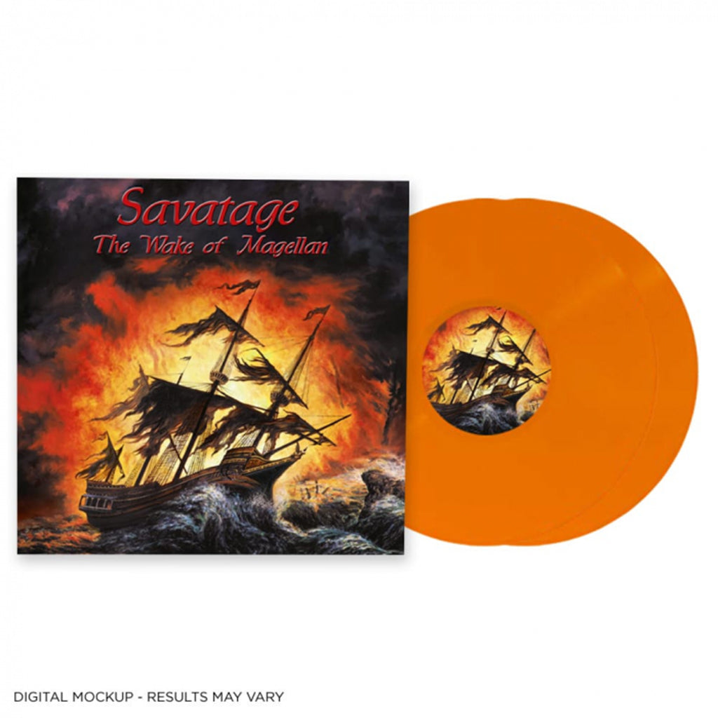 SAVATAGE - The Wake Of Magellan (Collector's Ed. w/ Lenticular Cover) - 2LP - Gatefold Transparent Orange Vinyl