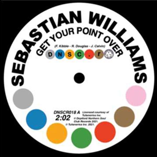 SEBASTIAN WILLIAMS - Get Your Point Over / I Don't Care What Mama Said (Baby I Need You) - 7" - Vinyl