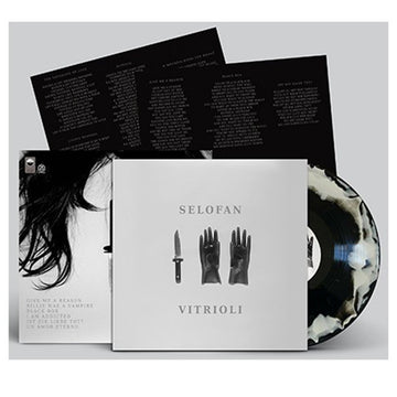 SELOFAN - Vitrioli (2023 Repress) - LP - Black w/ White Effect Vinyl