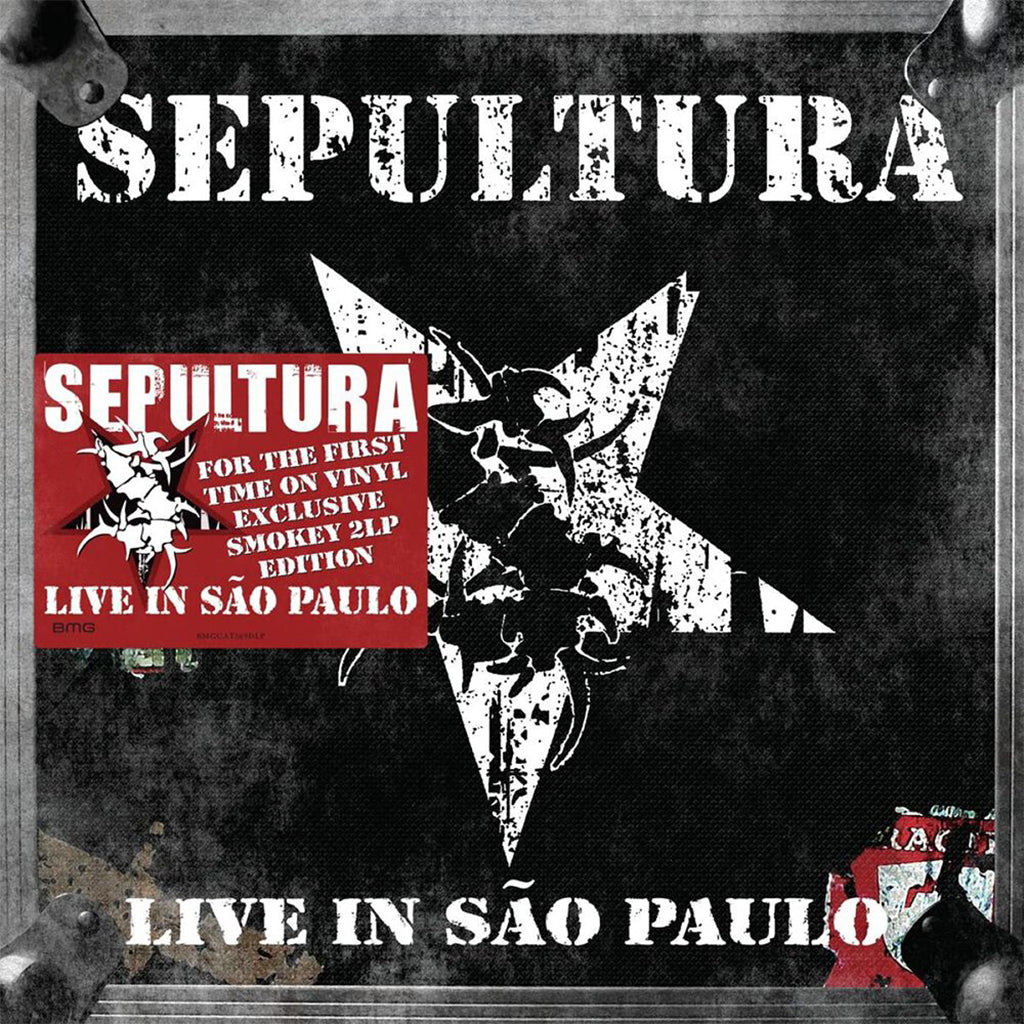 SEPULTURA - Live in São Paulo (2022 Reissue) - 2LP - Smoke Coloured Vinyl