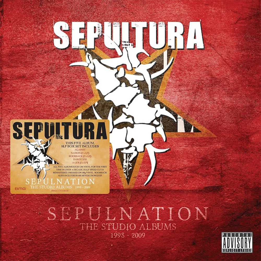 SEPULTURA - Sepulnation – The Studio Albums 1998 – 2009 - 8LP (Half Speed Cut & Remastered) - 180g Vinyl Boxset