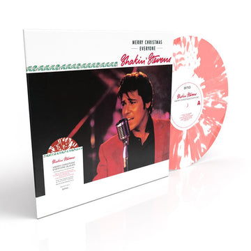 SHAKIN' STEVENS - Merry Christmas Everyone – The Album - LP - Red & White Marbled Vinyl