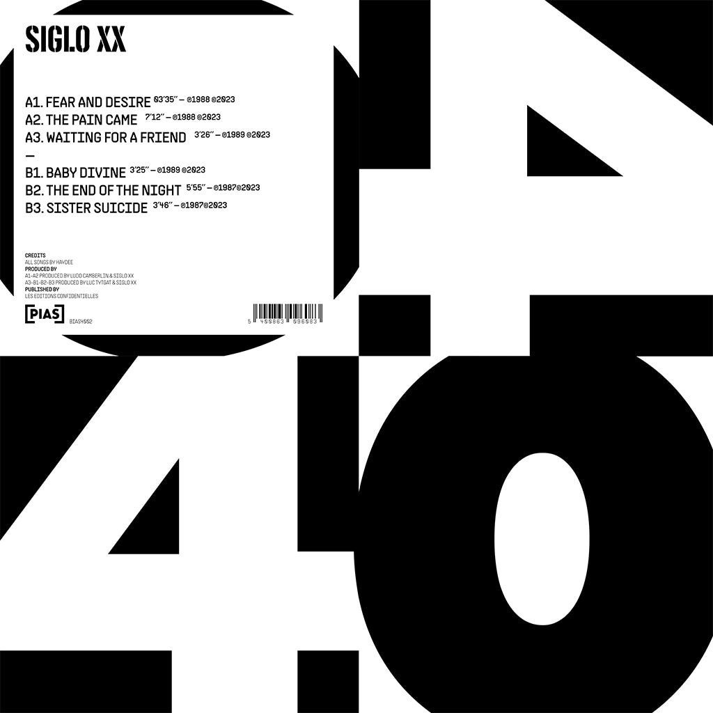 SIGLO XX - PIAS40 - 12" EP - Vinyl